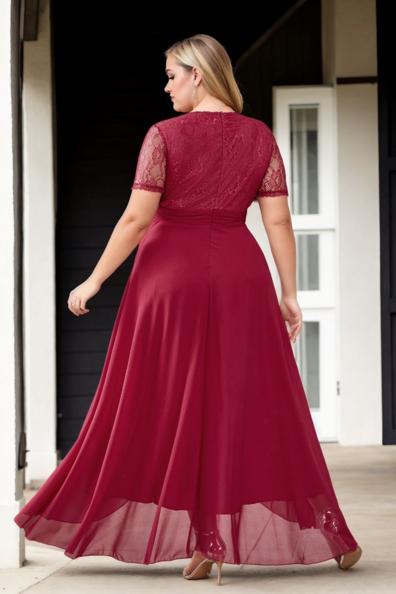 Piper Plus Size Red Short Sleeve Midaxi Dress Hello Curve Piper Plus Size Red Short Sleeve Midaxi Dress Hello Curve