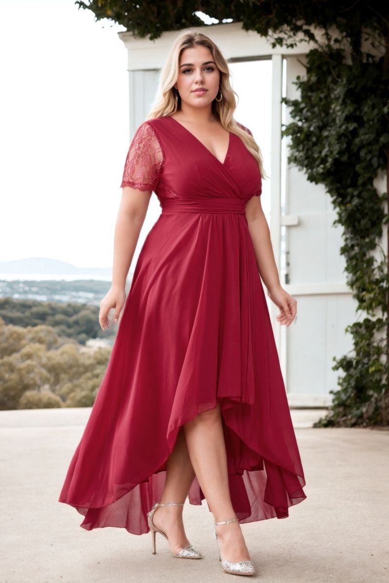 Plus Size Red Bridesmaid Dresses Plus Size Wine Red Bridesmaid