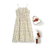 Plus Size Ribbon Print Dress