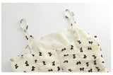Plus Size Ribbon Print Dress