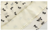Plus Size Ribbon Print Dress