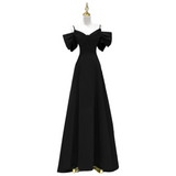 Plus Size Ribbon Vintage Off Shoulder Maxi Dress