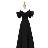 Plus Size Ribbon Vintage Off Shoulder Maxi Dress