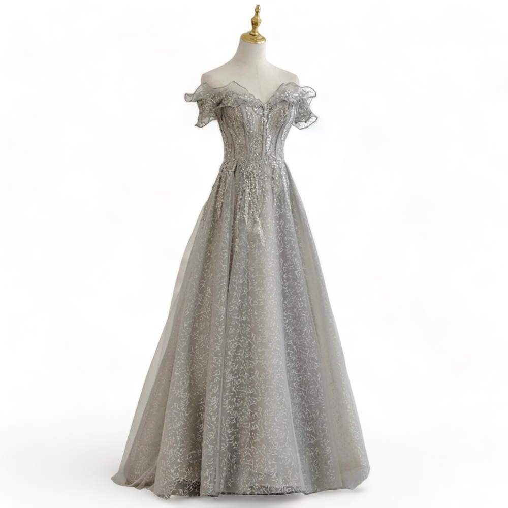 Silver Bodice Wedding Dress - Best Seller Wedding Dress Review