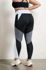 Plus Size Sports Leggings - Back View