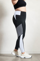 Plus Size Sports Leggings - Side View