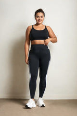 Plus Size Sports Leggings - Full View