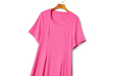 Plus Size Square Neck Basic Dress