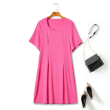 Plus Size Square Neck Basic Dress