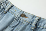 Plus Size Stretchband Denim Shorts