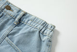 Plus Size Stretchband Denim Shorts