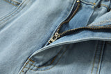 Plus Size Stretchband Denim Shorts