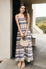 Plus Size Stripe Resort Dress