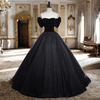 Waverly Plus Size Vintage Black Gown