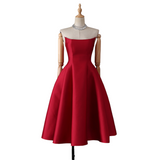 Plus Size Tube A Line Dress - Red