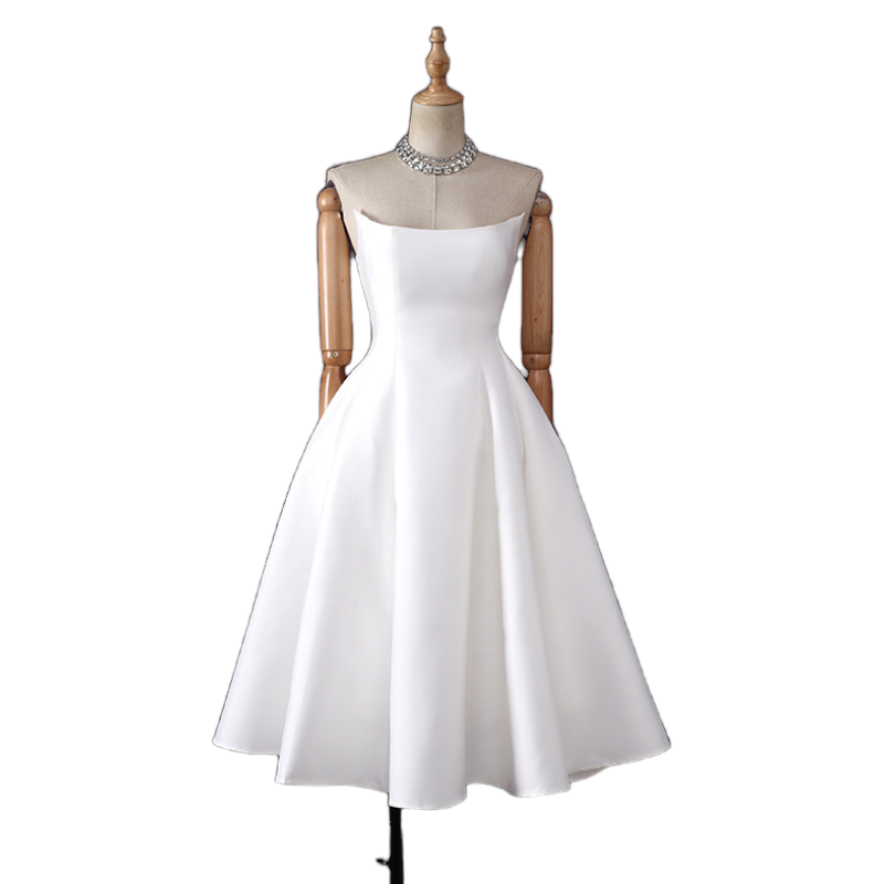 Plus size white tube dress hot sale