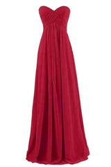 Plus Size Tube Chiffon Evening Dress