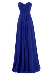 Plus Size Tube Chiffon Evening Dress