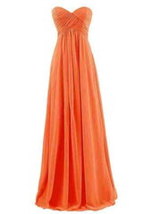 Plus Size Tube Chiffon Evening Dress