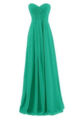 Plus Size Tube Chiffon Evening Dress