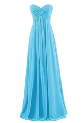 Plus Size Tube Chiffon Evening Dress