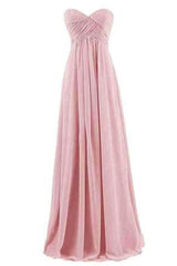 Plus Size Tube Chiffon Evening Dress