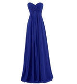 Plus Size Tube Chiffon Evening Dress