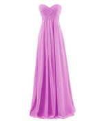 Plus Size Tube Chiffon Evening Dress