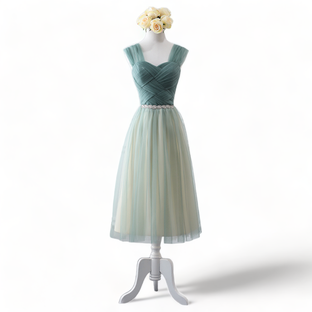Mesh Tulle Shoudler Plus Size Maxi Dress