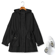 Plus Size Trench Utility Jacket