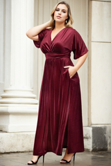 Plus Size Evening Maxi Dress