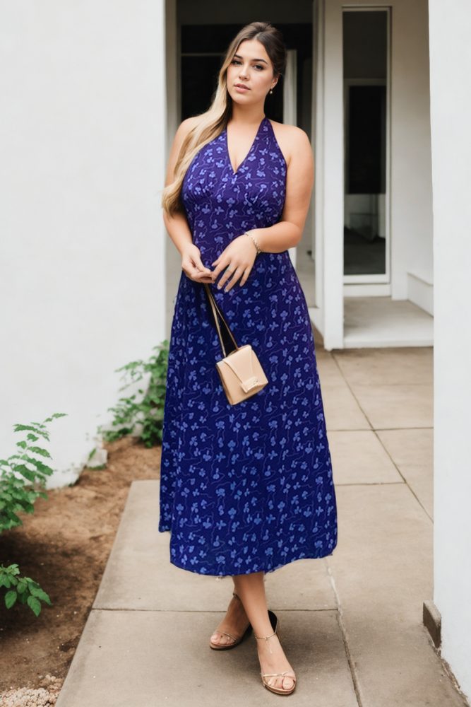 sachin and babi light blue dress Women's Halter Dresses