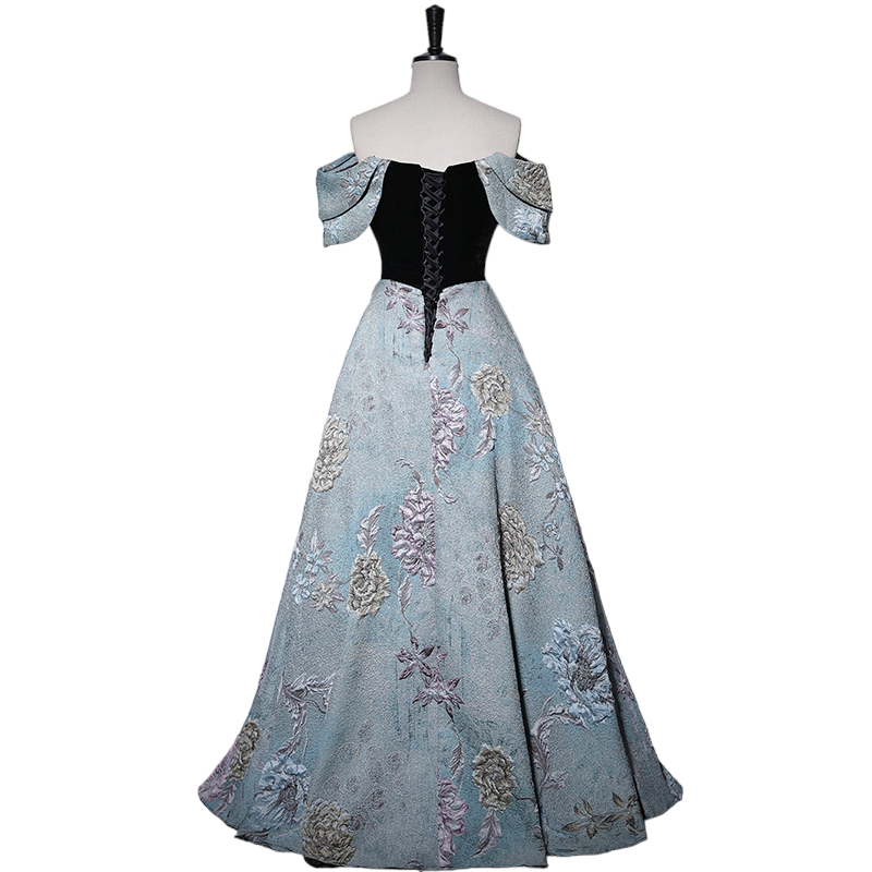 Plus Size Vintage Brocade Evening Dress– Hello Curve