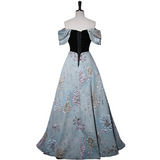 Plus Size Vintage Brocade Evening Dress