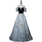 Plus Size Vintage Brocade Evening Dress