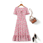 Plus Size Vintage Roses Floral Dress