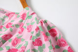 Sutton Plus Size Vintage Roses Floral Dress