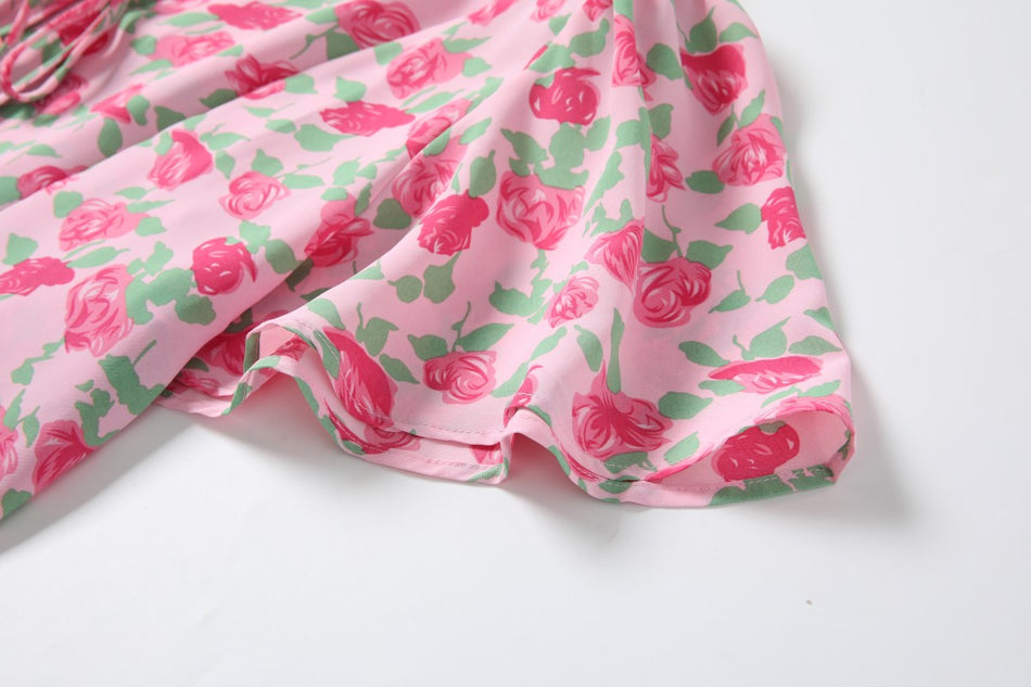 Sutton Plus Size Vintage Roses Floral Dress