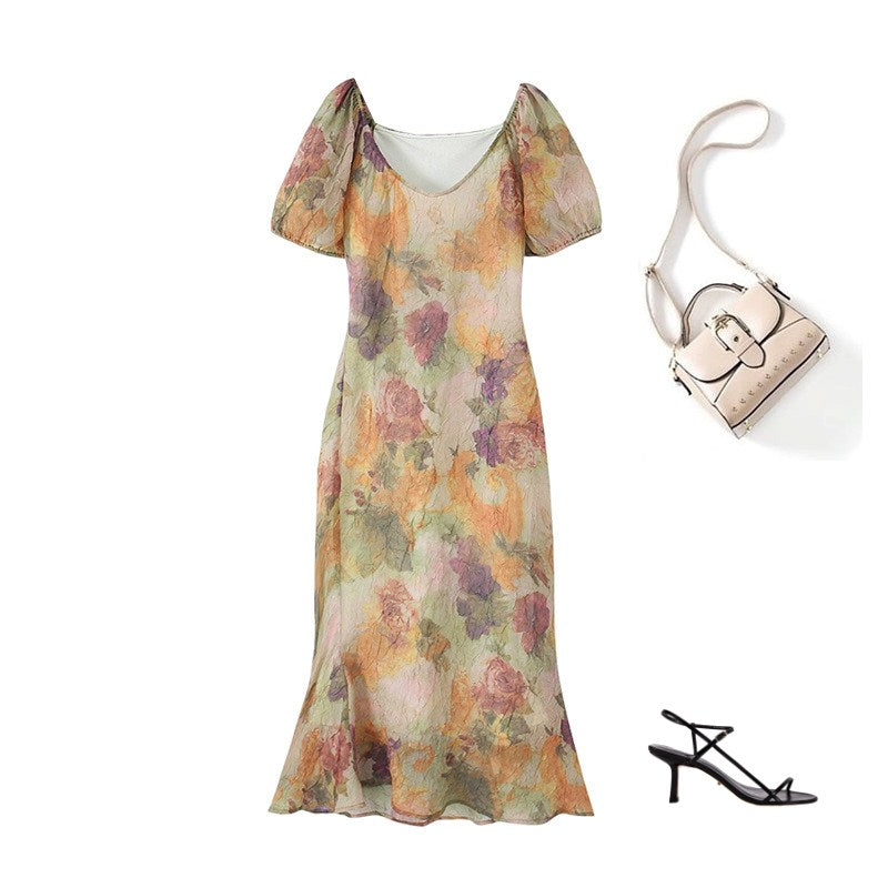 H and sales m floral dress