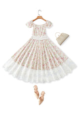 Cordilee Plus Size Floral Vintage Swing Dress
