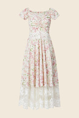 Cordilee Plus Size Floral Vintage Swing Dress
