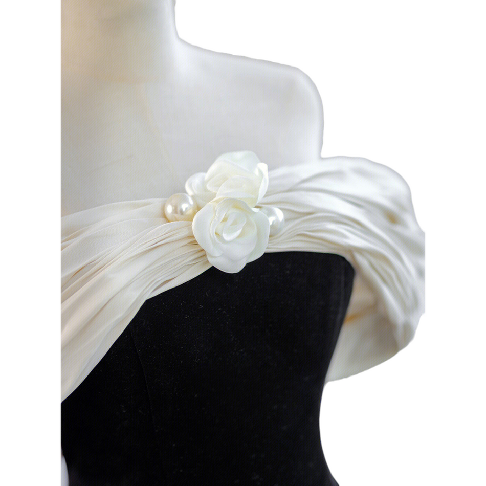 Plus Size Vintage Off Shoulder Cocktail Dress