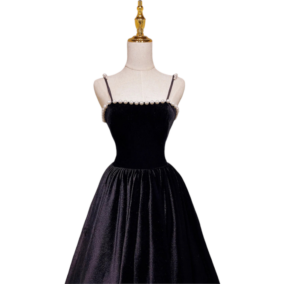 Plus Size Vintage Pearl Evening Dress