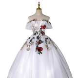 Plus Size Vintage Roses Ball Gown