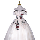 Plus Size Vintage Roses Ball Gown