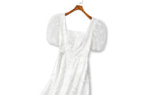 Plus Size White A Line Dress