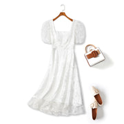 Plus Size White A Line Dress