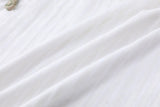 Laylin Plus Size White Qipao Blouse and Skirt Set