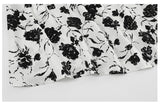 Plus Size White Floral Midi Dress