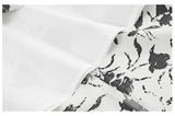 Plus Size White Floral Midi Dress